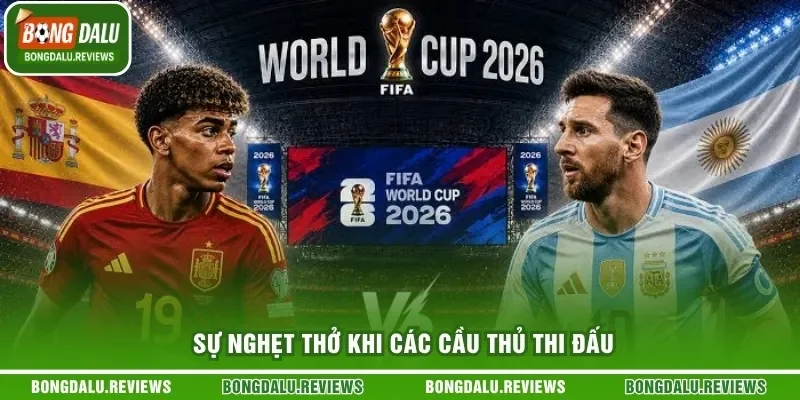 Sự nghẹt thở khi các cầu thủ thi đấu